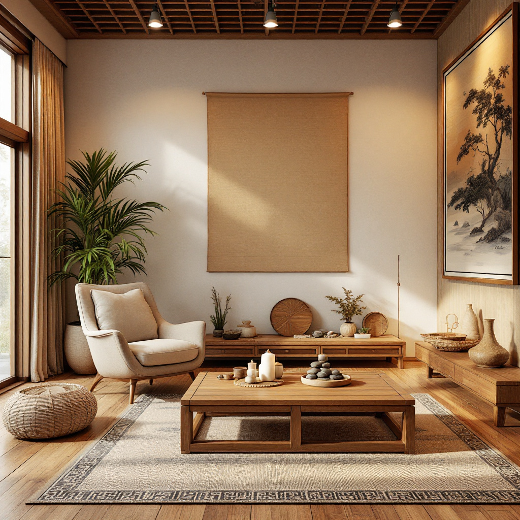Adding Metal for a Modern Feng Shui Living Room(3)