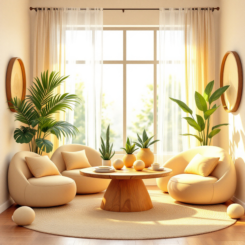 Feng Shui and Finances round shapes in intefior(1)