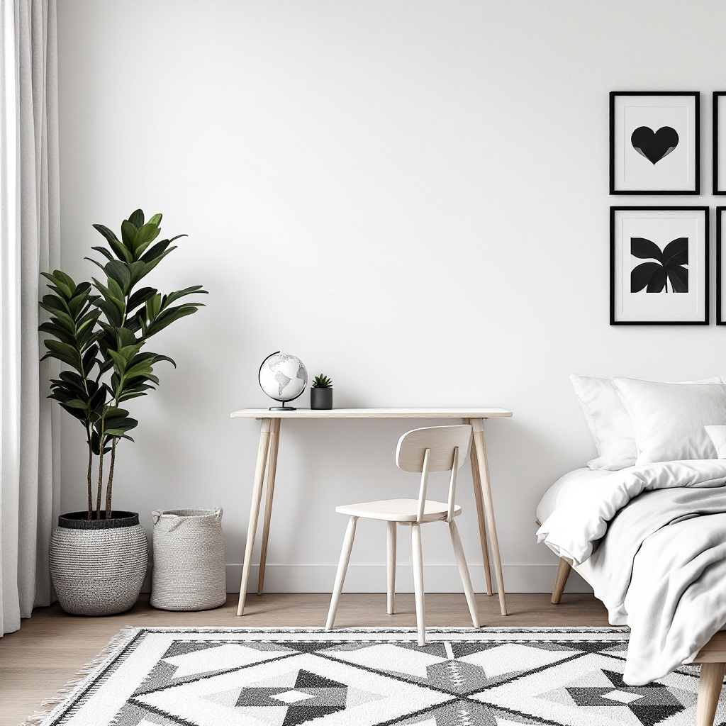 Position of the desk in children room - FAQ