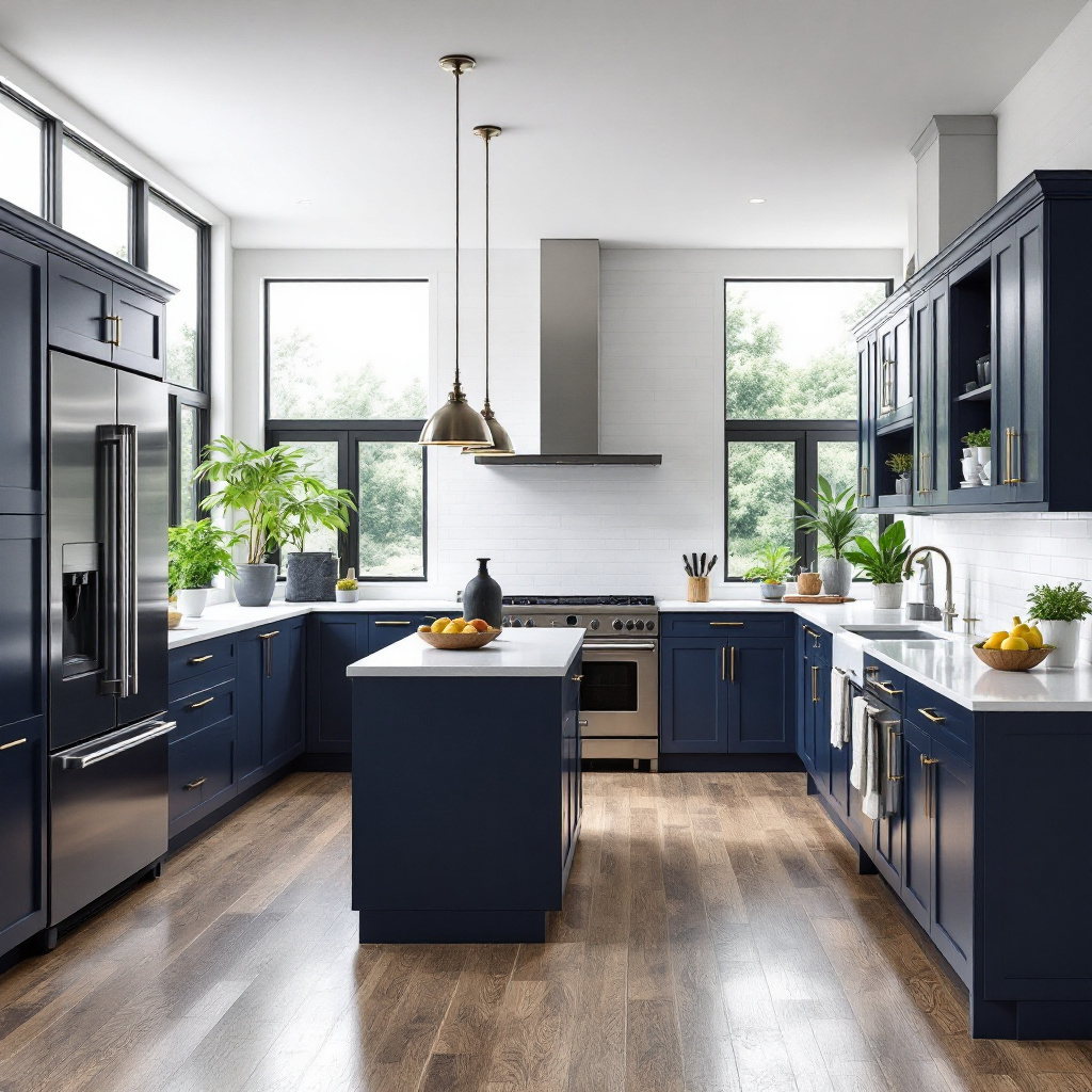 Using the Water Element in the Kitchen
Colors in the Kitchen

Expert feng shui decorators advise steering away from most blues near the stove, since the water would overwhelm the fire element if placed near the stove. Instead, find a way to balance the water element without overwhelming the other elements, especially fire, which is the opposite element. Without balance, the energy in the room becomes skewed and you may discover problems beginning to arise quickly and without warning.

Water`s elemental color"blue"is a great option for the eating area in the kitchen, but it should not overwhelm the space. For instance, you could have barstools upholstered in blue, or a blue tablecloth, or blue napkins. Blue balances overeating by dampening your appetite, meaning that you eat less before you feel satisfied. Since you should avoid decorating your kitchen entirely blue due to other elements, accessories become your best way to add the water element`s best representation shade.
Shapes of Water

Water is a liquid, which is obvious, so most people begin to wonder how you can actually represent water by shapes. Waves and wavy lines are a perfect representation of water, just be sure to avoid placing them near the stove and other fire representations in the kitchen. Pictures and prints of water, such as a flowing river, work well, especially hanging above the kitchen sink.

Most big-ticket appliances symbolize water, from the refrigerator to the dishwasher, so it is not difficult to guess what sorts of items can be used. Shape is secondary to color in the feng shui style, so if you are unsure as to whether the shape is right for water go with the flow and choose something blue.
Placement is Critical

In the kitchen, elemental placemen is essential, and the most critical aspect of decorating using the feng shui style. Mixing elements that are in opposition to each other, such as having your kitchen sink next to the stove, can lead to unbalanced chi and negative energy. Since your kitchen has the most traffic of any room in the house, it is the most important to balance if you want a good family life at mealtimes and more.

It is not just the sink that you have to worry about placing; the fridge, dishwasher, and freezer contend with the fire element for the same reason. If there is no practical solution to the problem, find something to represent the earth element and use it to moderate the fire and water and avoid clashes of the two elementals.