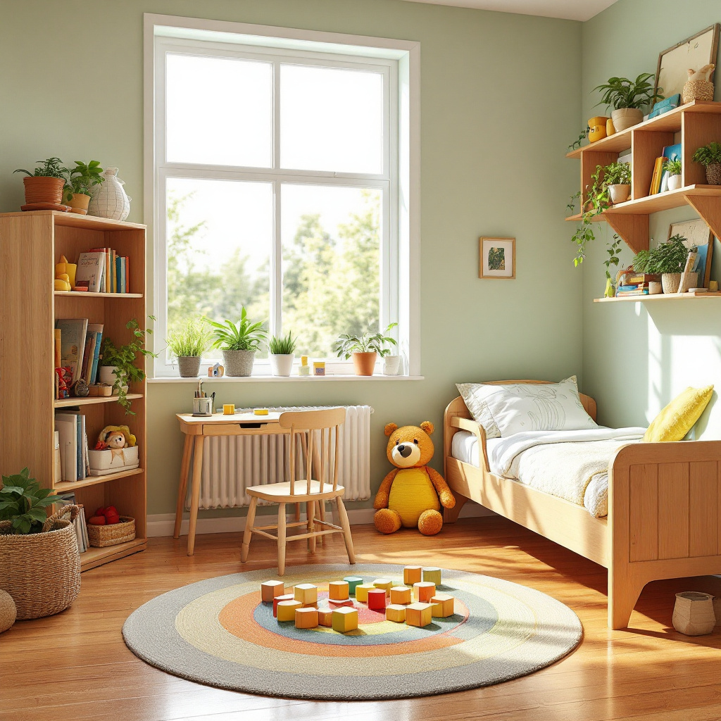 Using the Wood Element in a Child`s Room