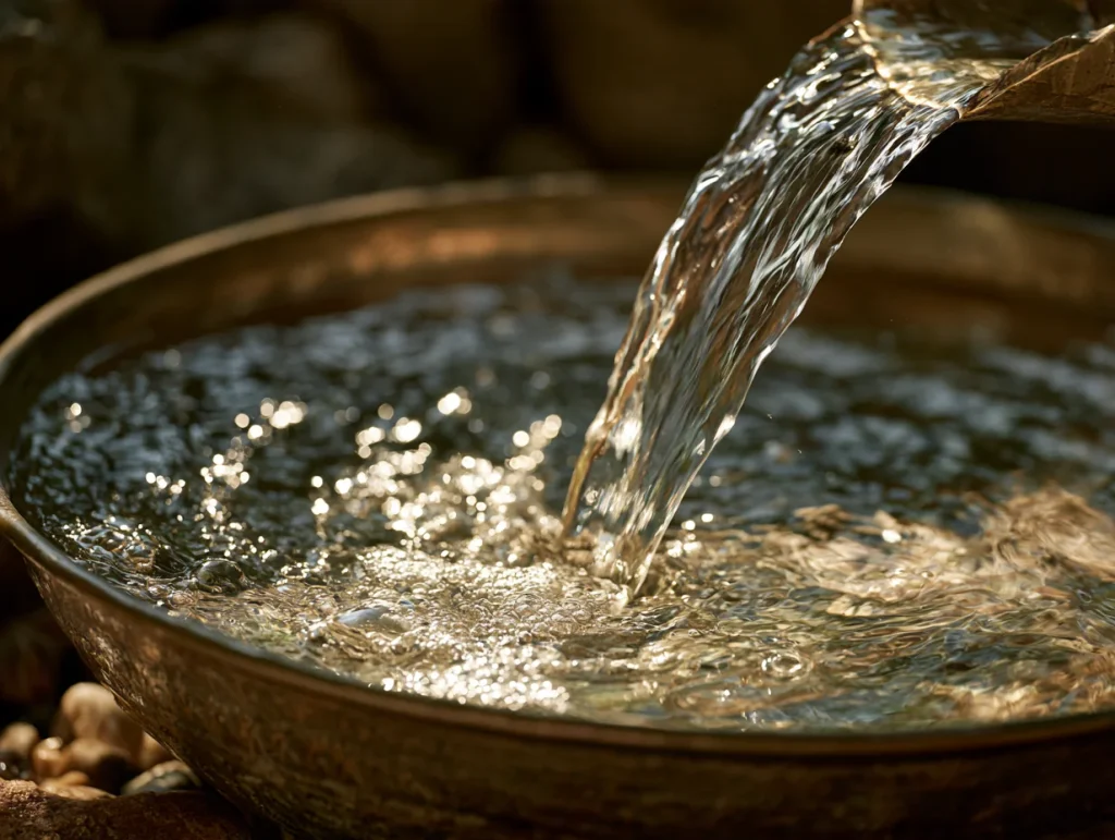 The Symbolism of Water and Metal in Tranquility